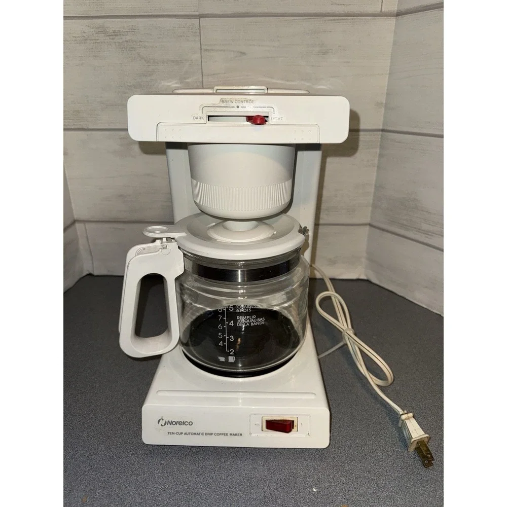 Vintage Norelco Dial-A-Brew‎ II 10 Cup Drip Coffee Maker HB-5185